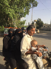 Motorbike family Islamabad Pakistan