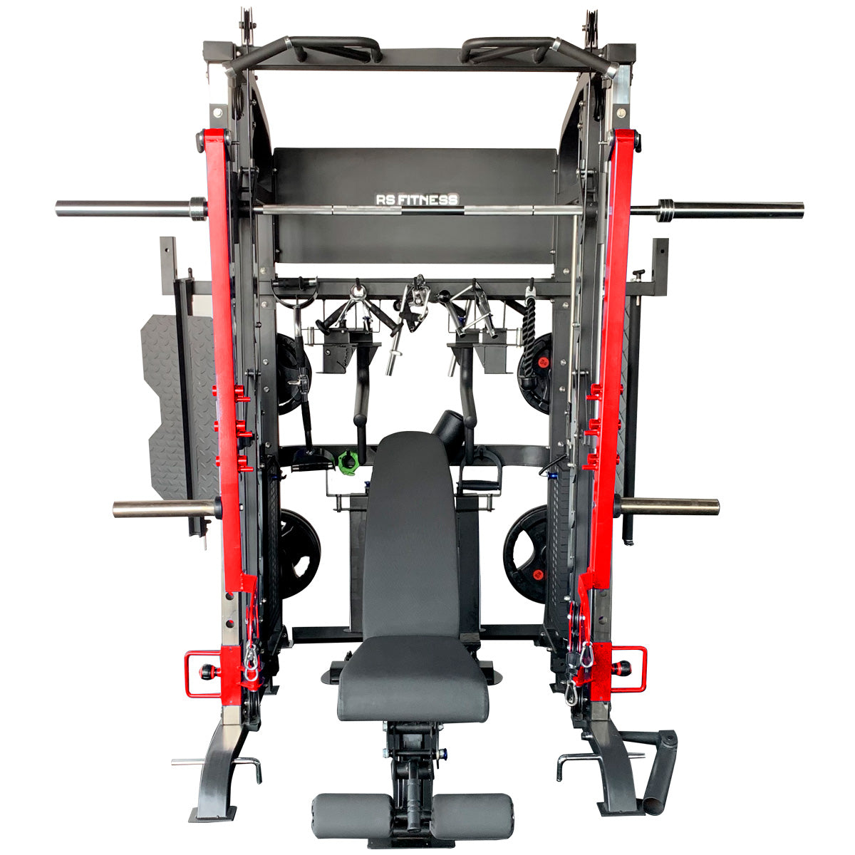 gastar seré fuerte ético Rack multifuncional Smith power gym RS1 100 kg - RS Fitness – RS Fitness MX