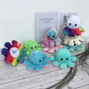 Reversible Octopus Plush Toy - Last Day Promotion - 50% Off