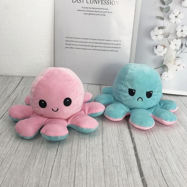 reversible octopus plush small