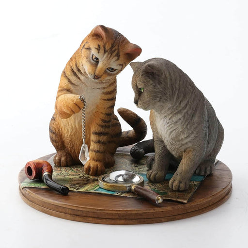 Realistic and Playful Orange Tabby Kitten Collectible Figurine 8