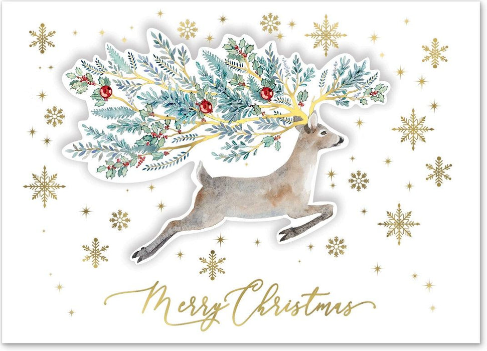 Forest Deer Christmas Cards: Punch Studio | FairyGlen