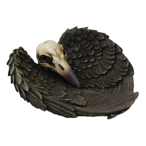 Alchemy Gothic CT3 Ceramic Raven & Rose Trivet