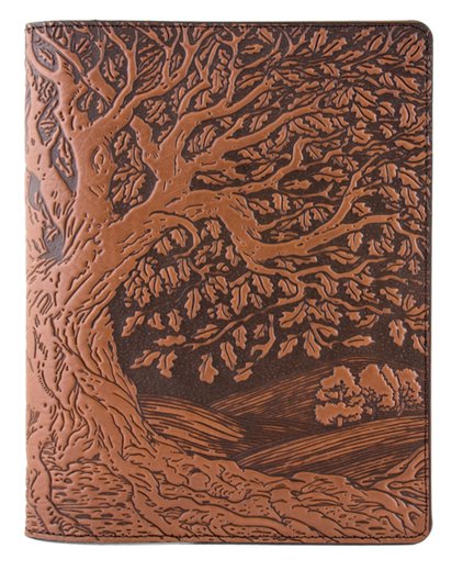 Book Review Journal: 100 Record Pages For Book Lovers | The Tree of Life;  Elegant Leather Design