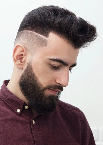 Mohawk Brush Up with Cross Shave : r/Barber