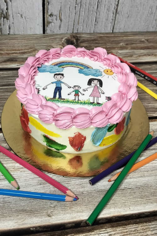 Pastel Día de la Madre Dibujos | Rachel's Cake