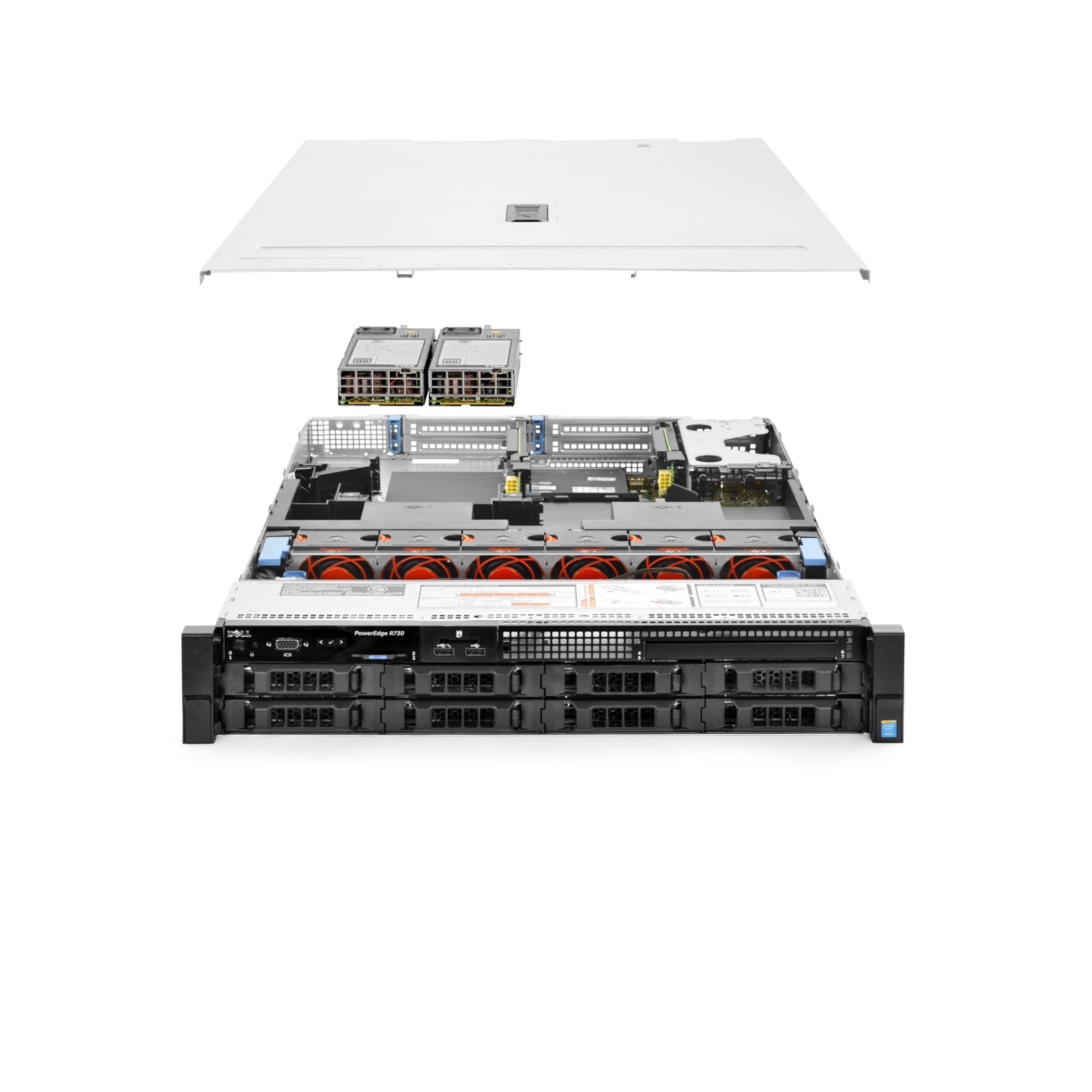 Dell PowerEdge R730 Server 2x E5-2620v3 2.40Ghz 12-Core 192GB H730