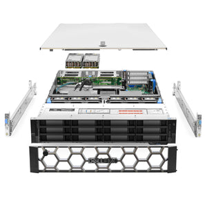 Dell PowerEdge R740xd Server 2.30Ghz 24-Core 128GB 12x 4TB 12G HBA330 Rails