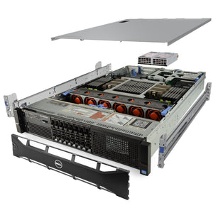 Dell PowerEdge R820 Server 4x E5-4640 2.40Ghz 32-Core 128GB 8x 600GB H710P Rails