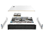 Dell PowerEdge R730xd Server 2.50Ghz 24-Core 128GB 24x NEW 500GB SSD H730 Rails