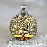 Tree Of Life Glass Necklace
