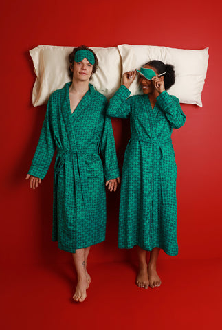 Mulberry silk robe for him & her