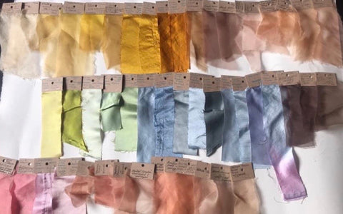 textiles dyed with food waste