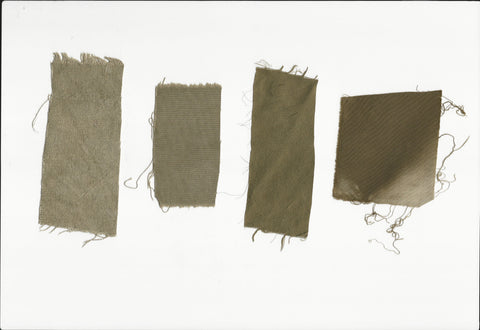 Natural dyes weld with iron on Linen, cotton, wool and silk with HeenaAgrima