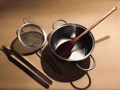 Utensils and tools to dye with