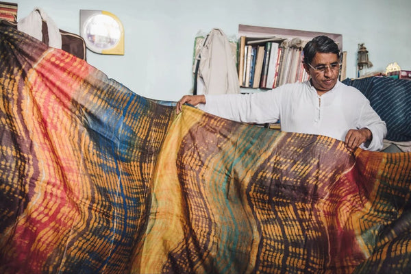 Leheriya Tie-Dye : Badshah Mian in his study (2017-08)