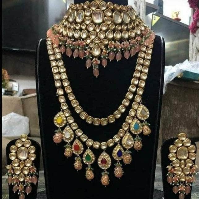 Bridal Choker Necklace Design - South India Jewels