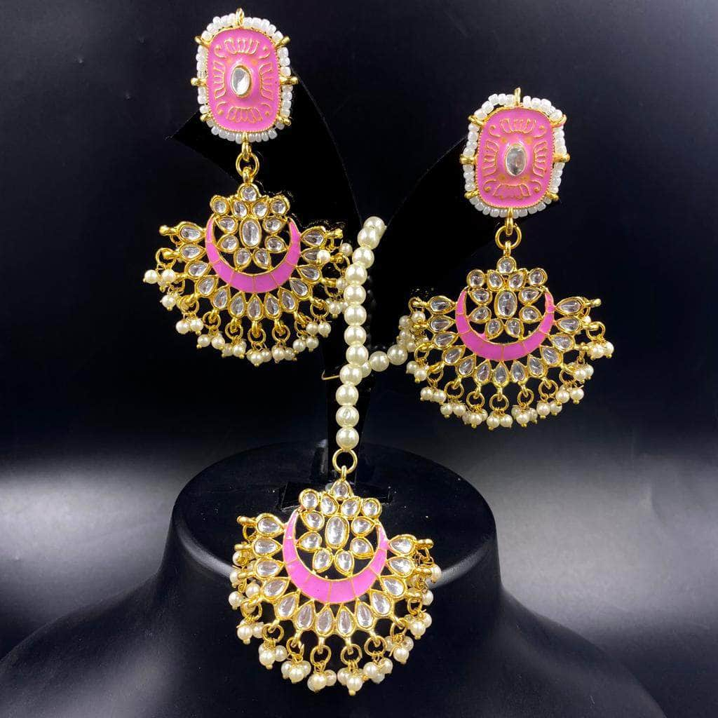 AMERICAN DIAMOND NECKLACE SET WITH FANCY EARRING & MANGTIKA in Dandeli at  best price by JAI SHREE JEWELS PVT LTD - Justdial