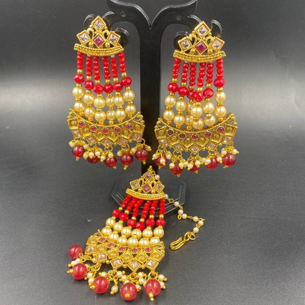 Zaveri Pearls GoldPlated White Crescent Shaped Drop Earrings  Absolutely  Desi