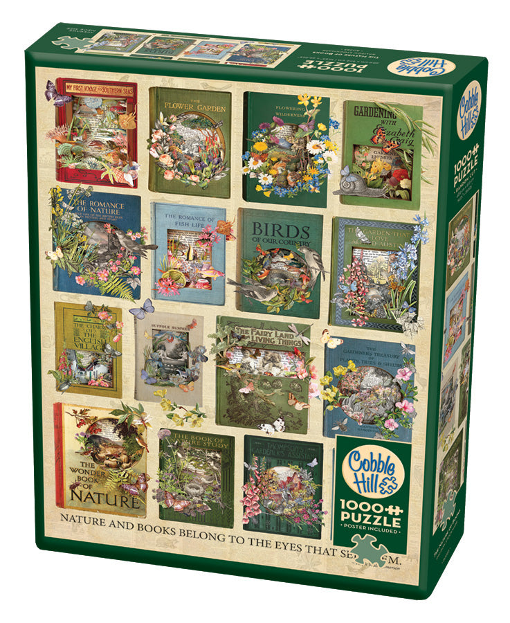 Cobble Hill: The Cat Library 1000 Piece Jigsaw Puzzle 