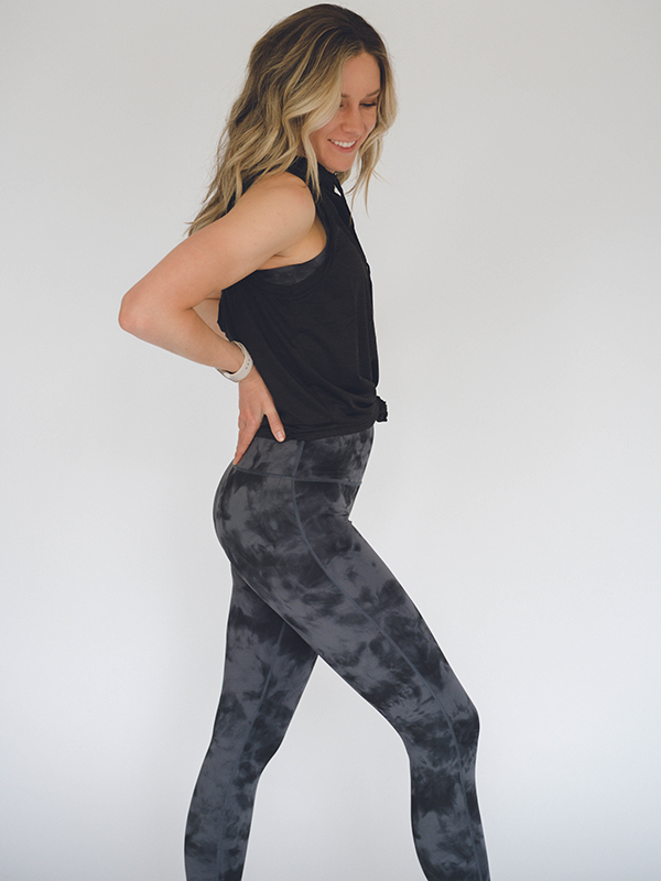 Laguna Blue High Impact Leggings - The Arrangement