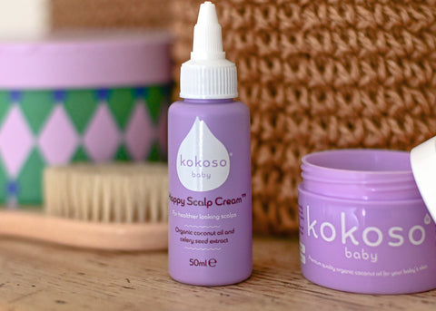 How to use Kokoso's Cradle Cap Cream