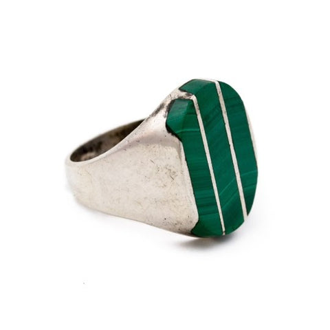 Malachite Stone Ring