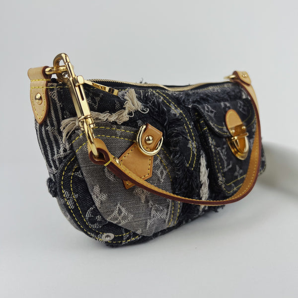 Louis Vuitton SS 2005 By Marc Jacobs Rare Denim Alligator Bag · INTO