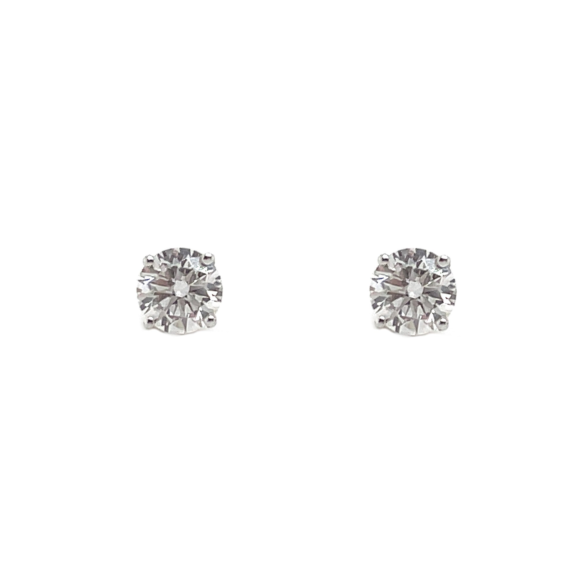 Star Shape Single Stone AD Earrings - Jaipur Mart - 932887