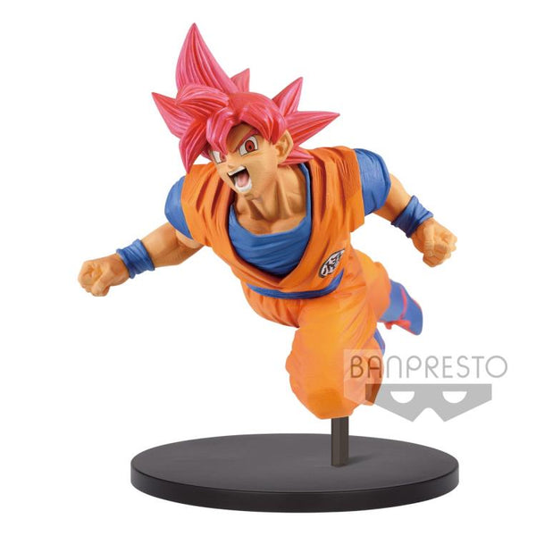 Original Bandai Dragon Ball SHF Super Saiyan God Son Goku Kaio-Kem