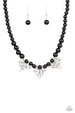 Load image into Gallery viewer, Paparazzi Society Socialite Black Necklace with Earrings
