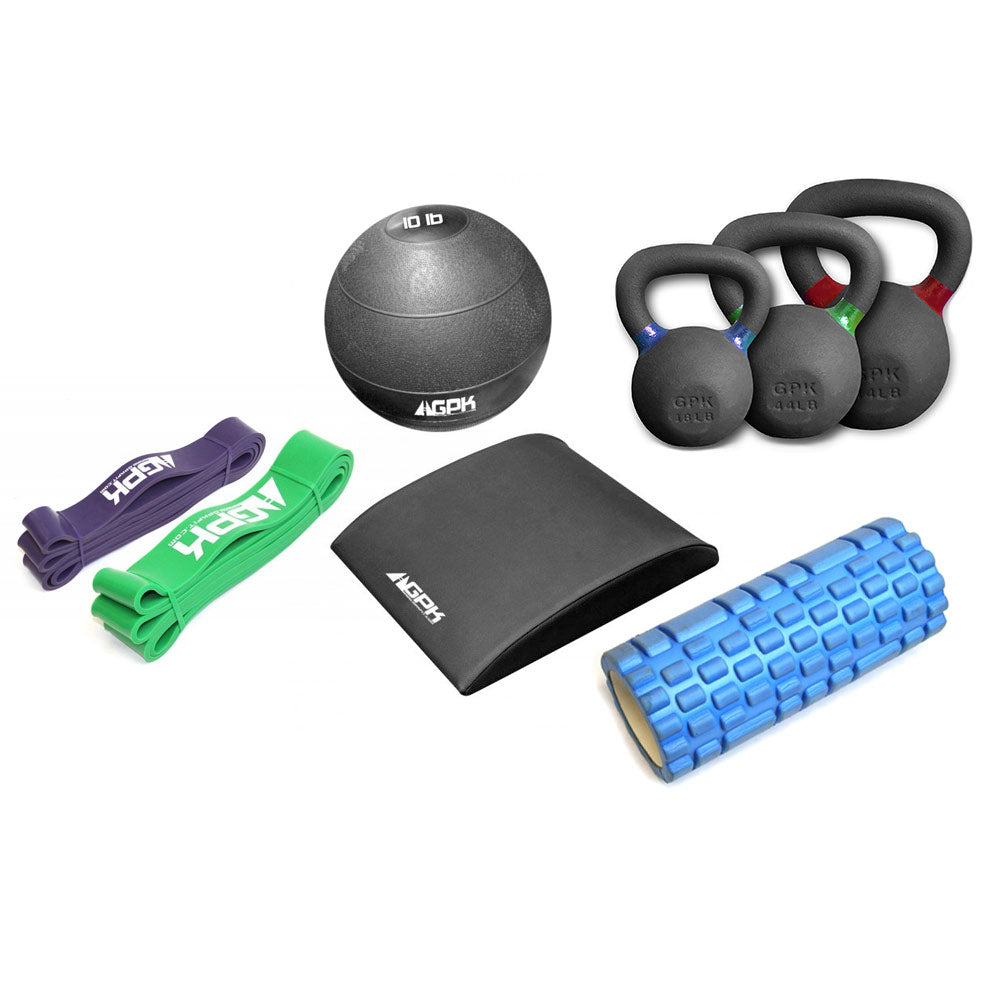 FITMAX K PVC DM DRB 4kg Combo Home Gym Kit (Black)