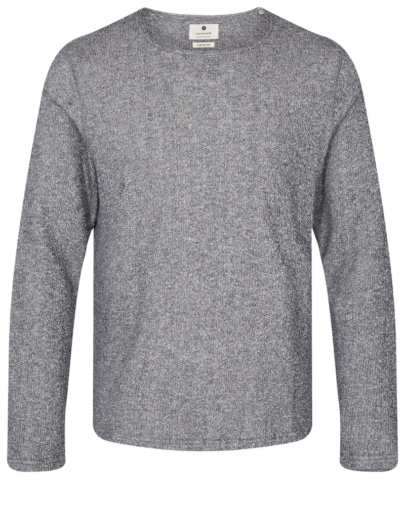 AKSAIL LS HERRINGBONE - Sky Captain – Anerkjendt COM