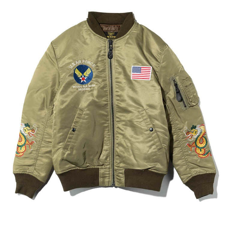 Houston Custom MA-1 Japan Embroidery Jacket