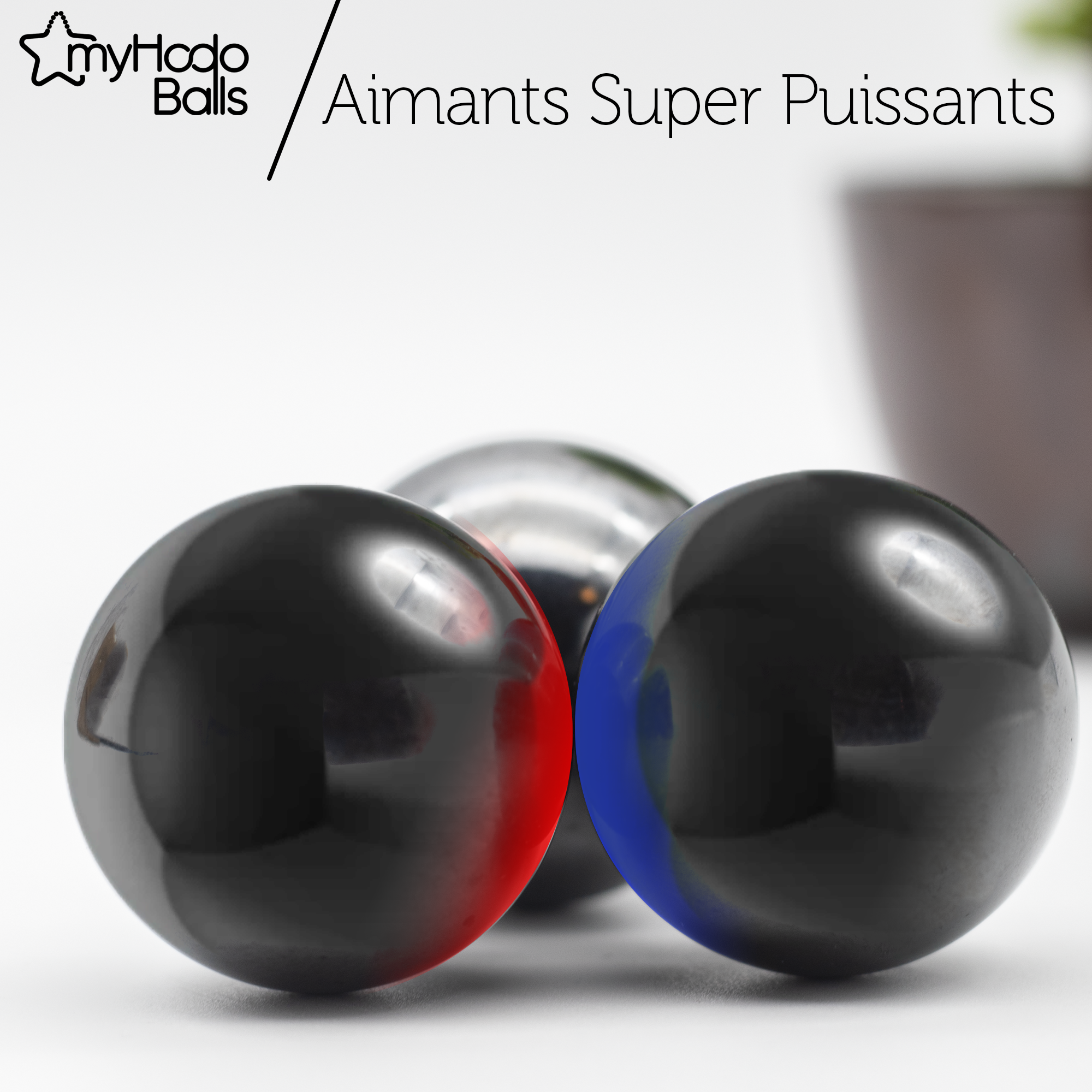 myHodo Boules Magnétiques d'Hématite Anti Stress (30mm, Lot de 2) Billes  Magnétiques Extra Larges, Idée Cadeau, Aimants Puissants Particulièrement  Polyvalents, Gadget de Bureau Technologique : : Jeux et Jouets