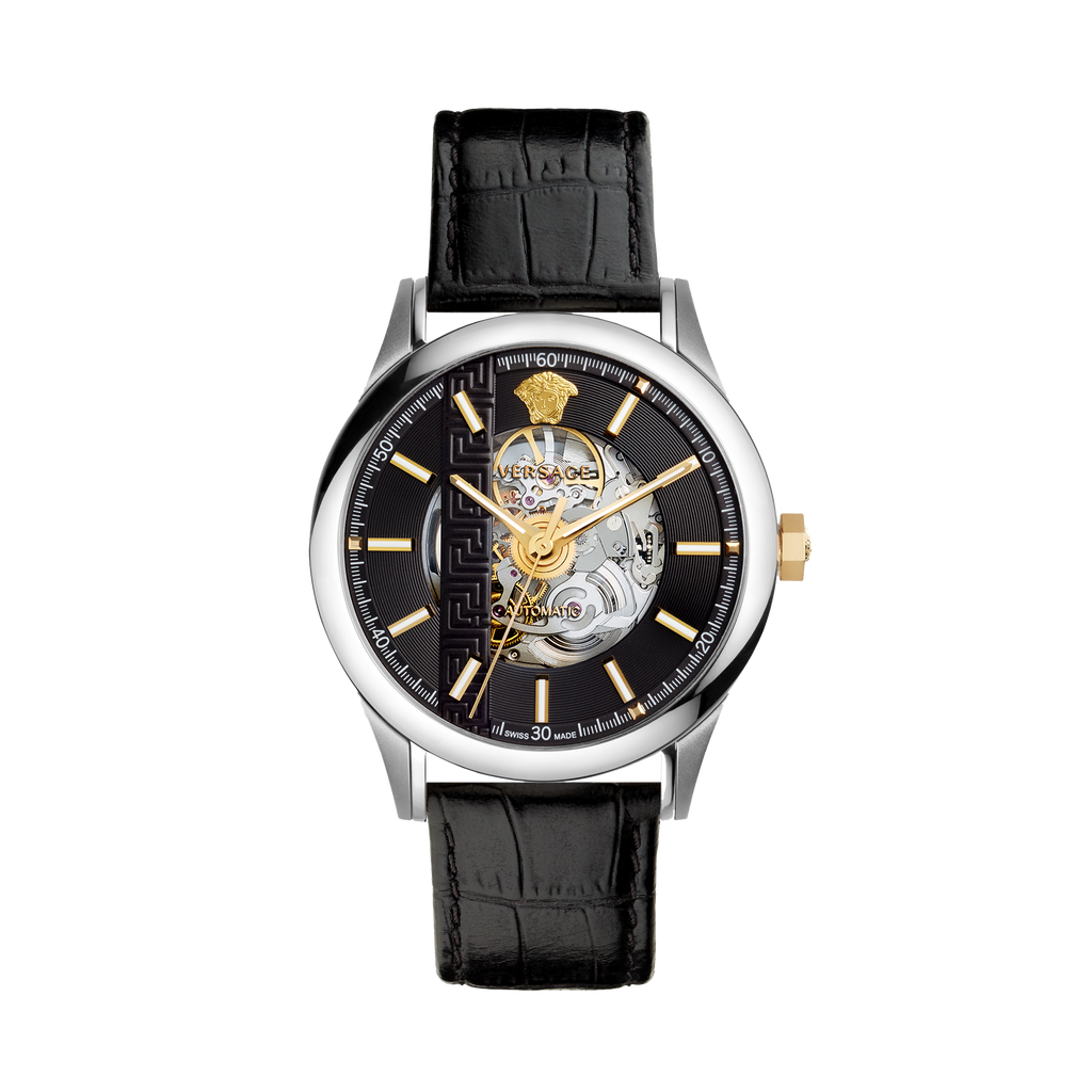 gold toned aiakos automatic watch