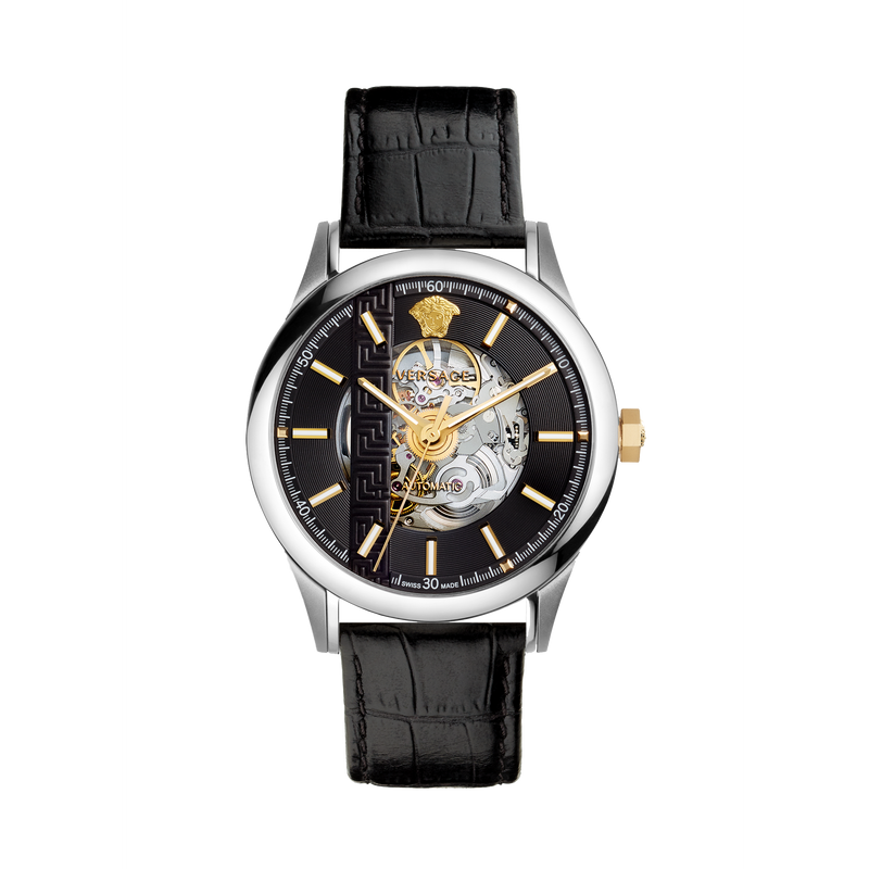 BLACK AIAKOS AUTOMATIC WATCH