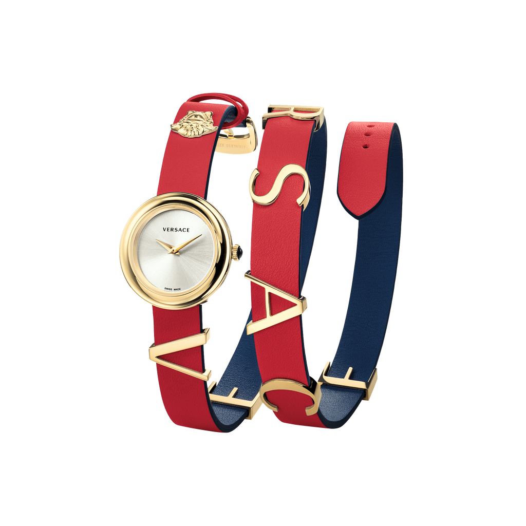 RED BLUE V-FLARE WATCH