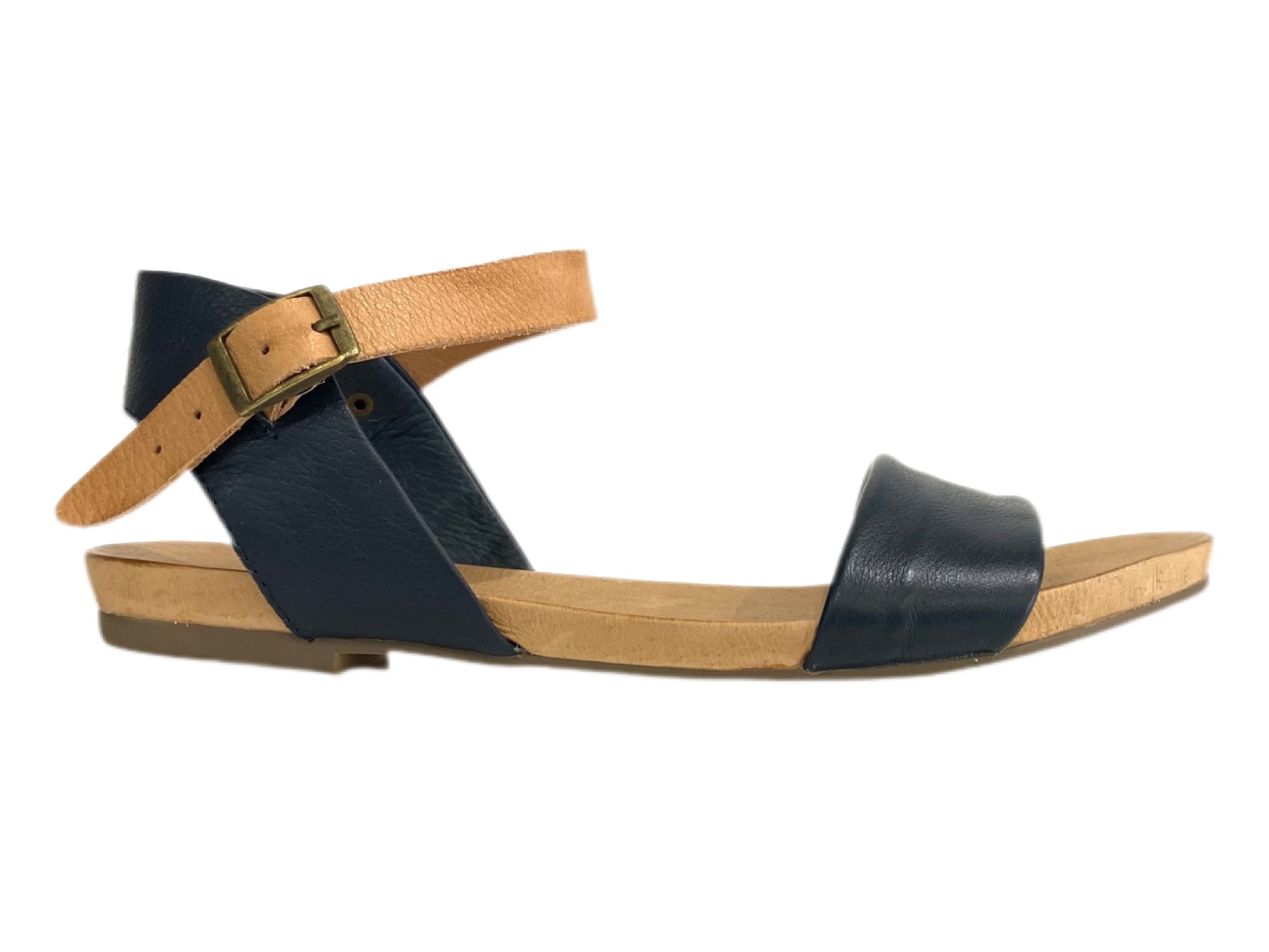 DJANGO & JULIETTE Jinnit - Navy/Tan Leather – The Shoe Boutique