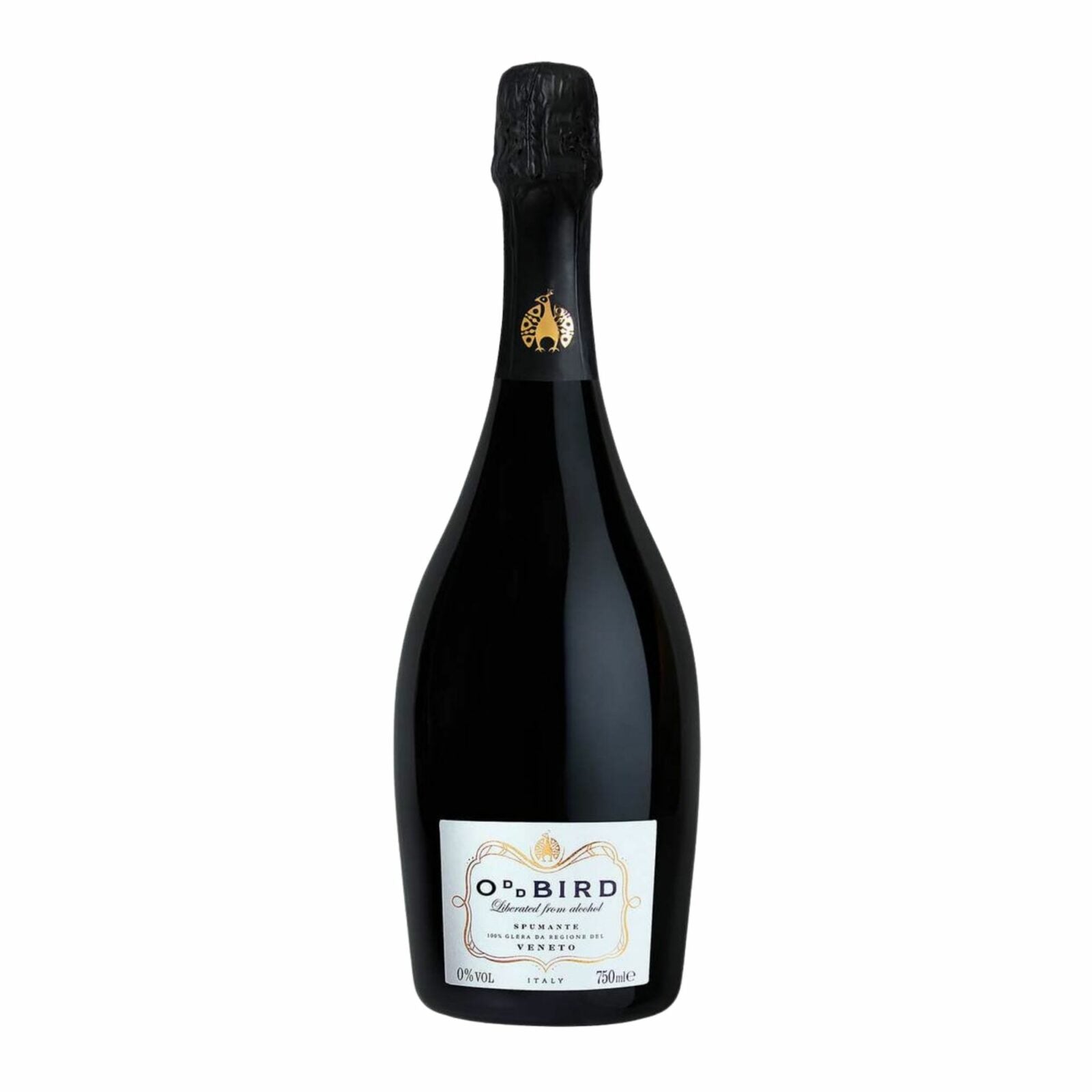 Oddbird Spumante Non-alcoholic prosecco wine bottle