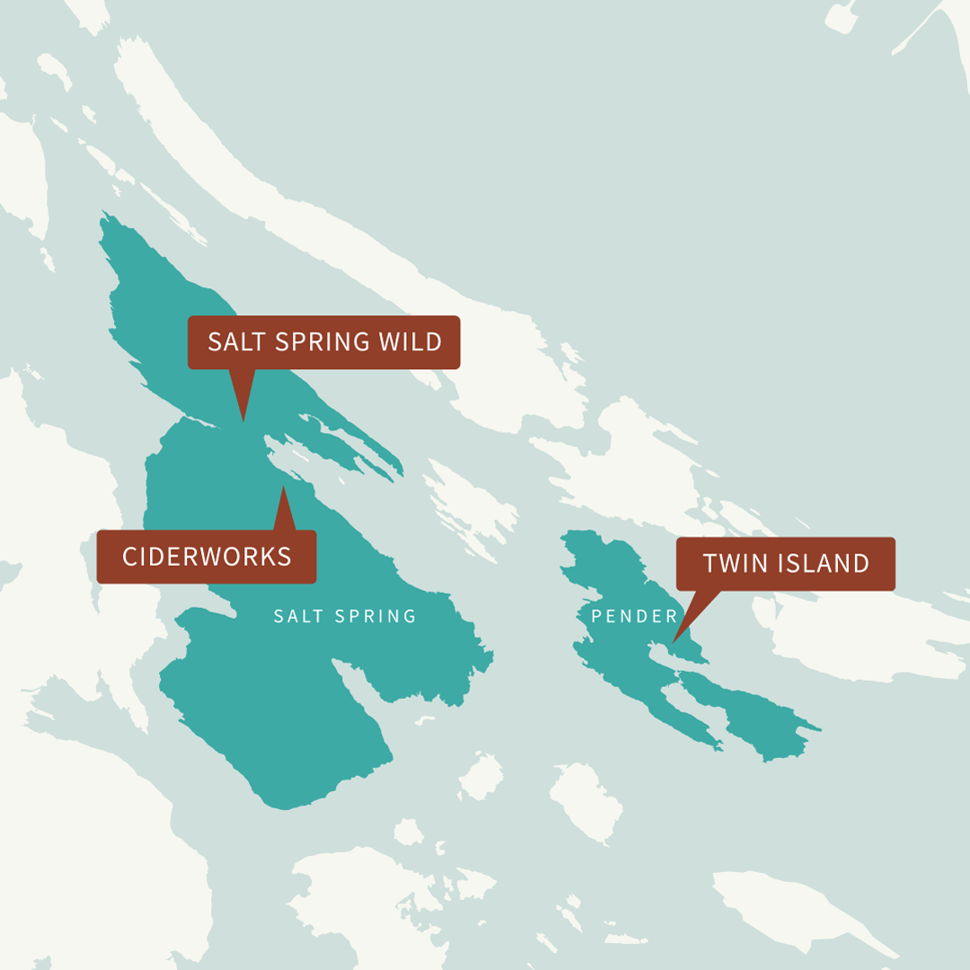 Gulf Islands Map