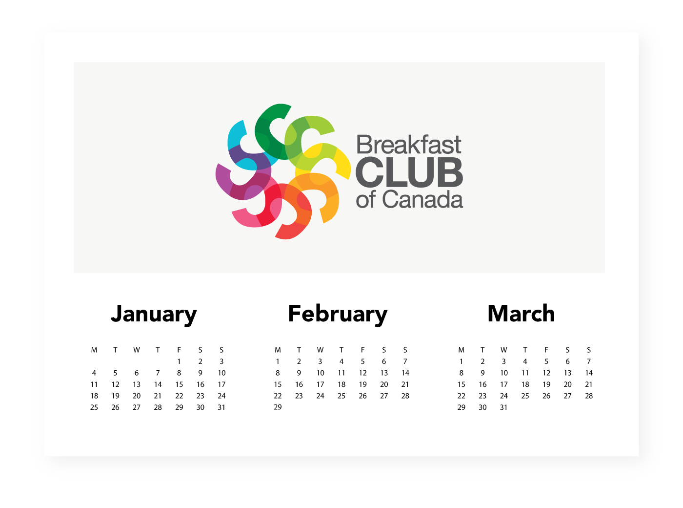 January–March: Breakfast Club of Canada