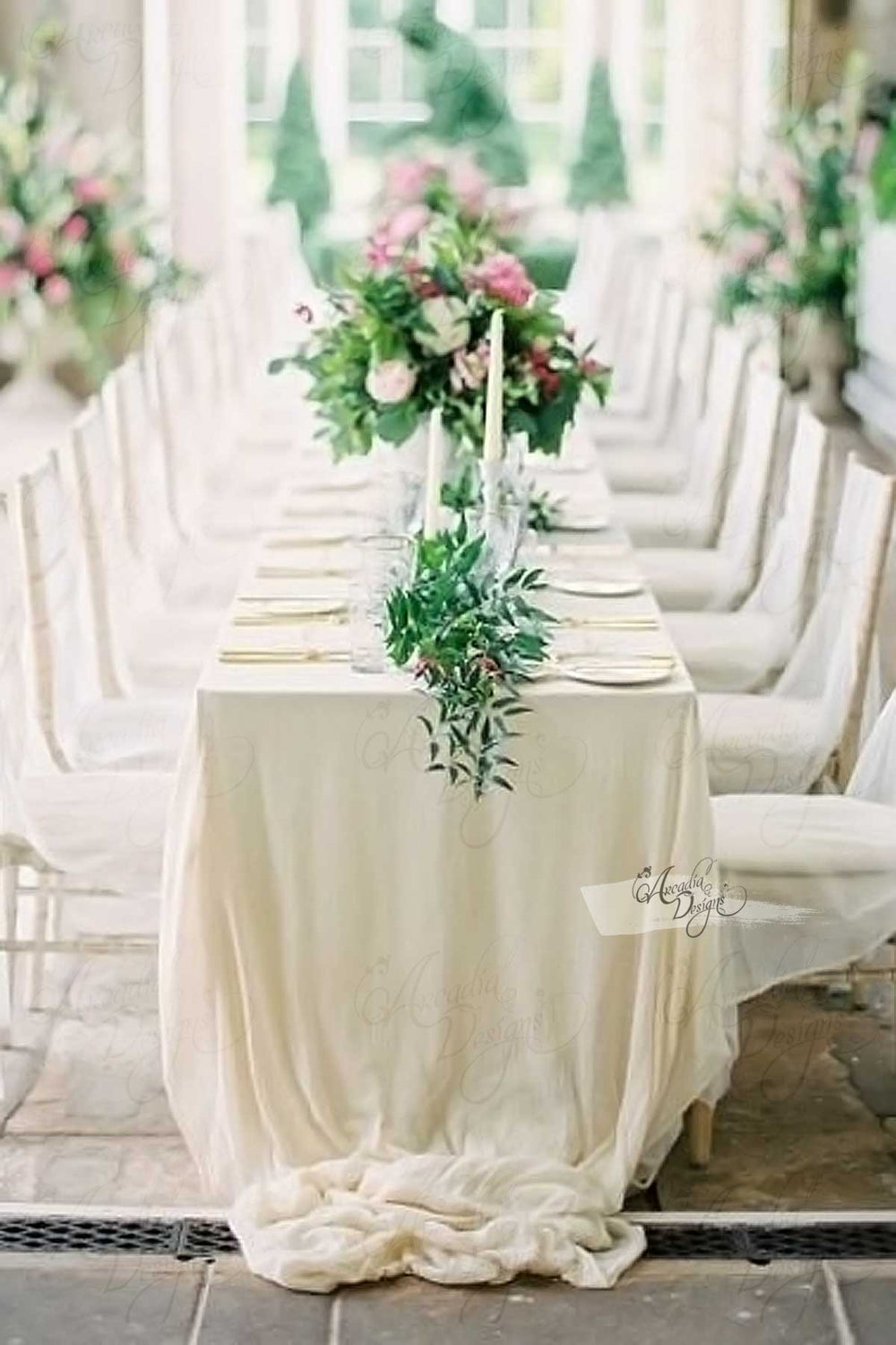 chiffon tablecloth