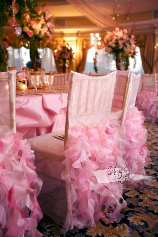 cheap pink chair covers