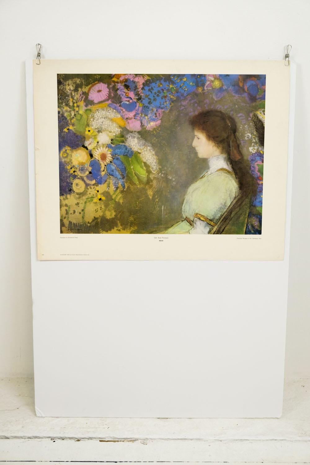 Girl and Flowers Redon