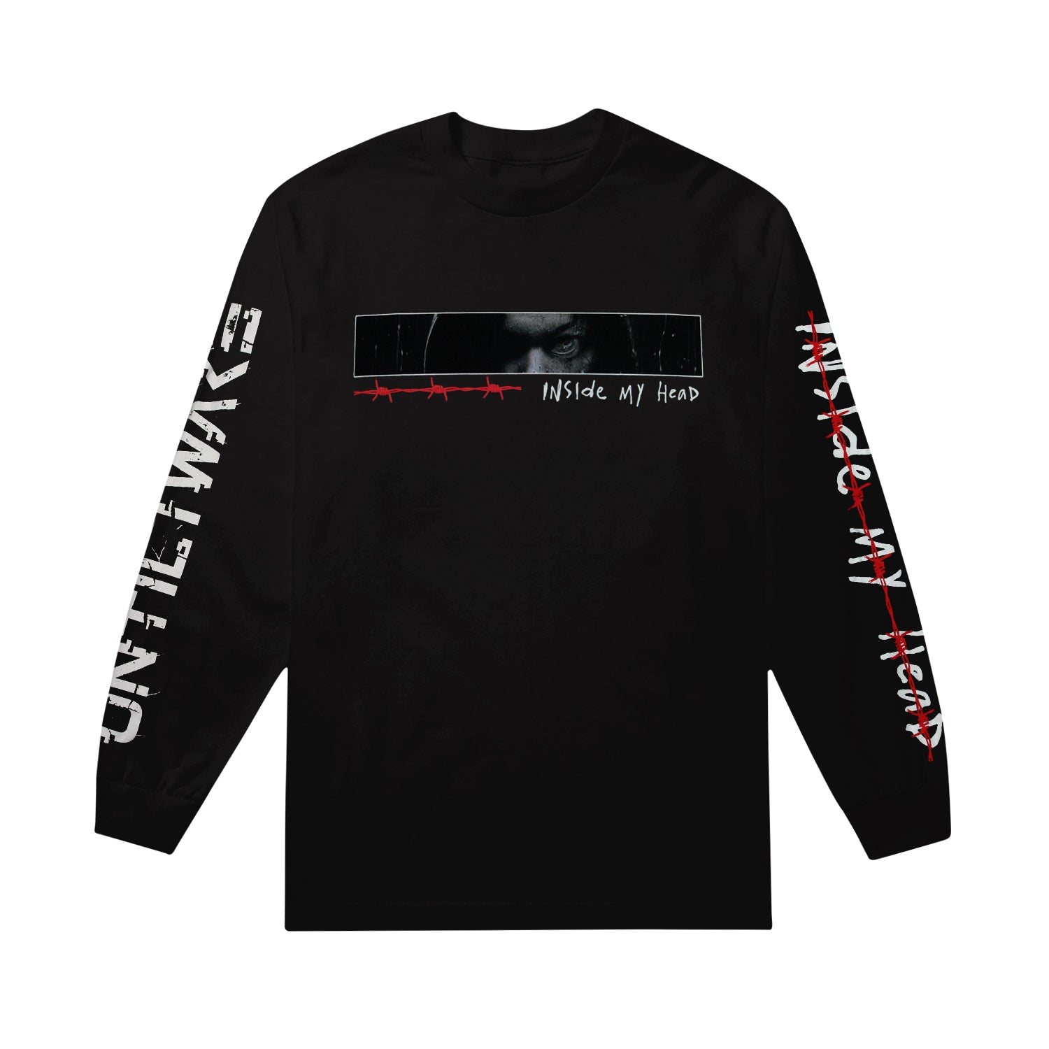 Inside My Head Black Long Sleeve - Until I Wake product image