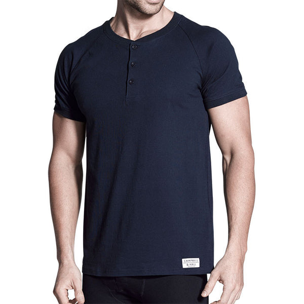 Mens Lamrock Henley Tee – Campbell & Hall