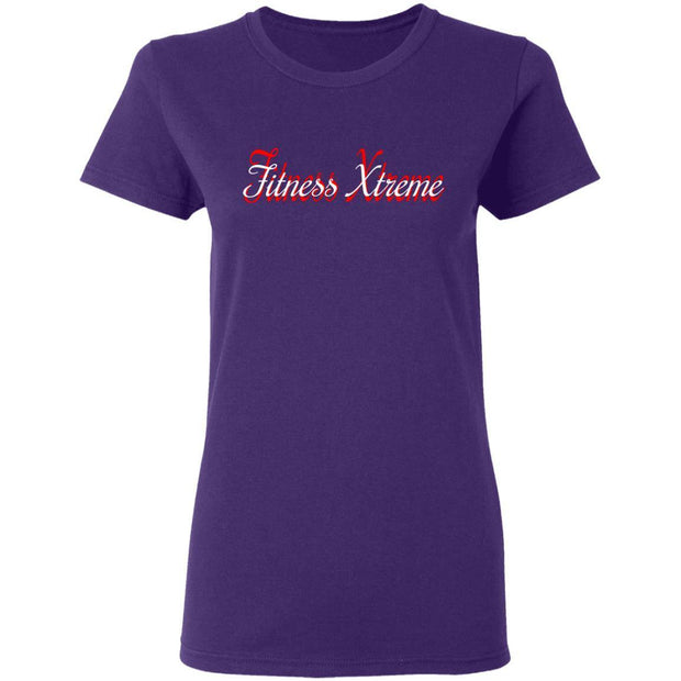 Don's Clothing Company Purple / S CustomCat T-Shirts Women's | Fitness Xtreme | Short Sleeve T-Shirt