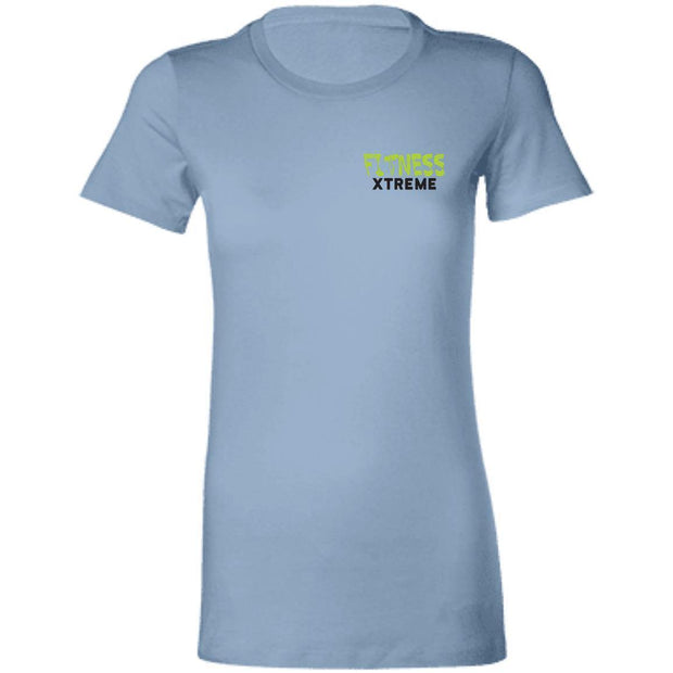 Don's Clothing Company Baby Blue / S CustomCat T-Shirts Women's | Fitness Xtreme | Short Sleeve T-Shirt