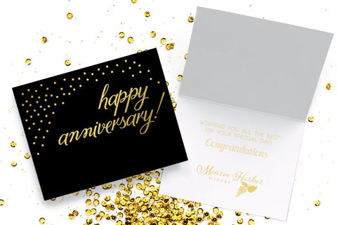 Business anniversary cards with your company logo